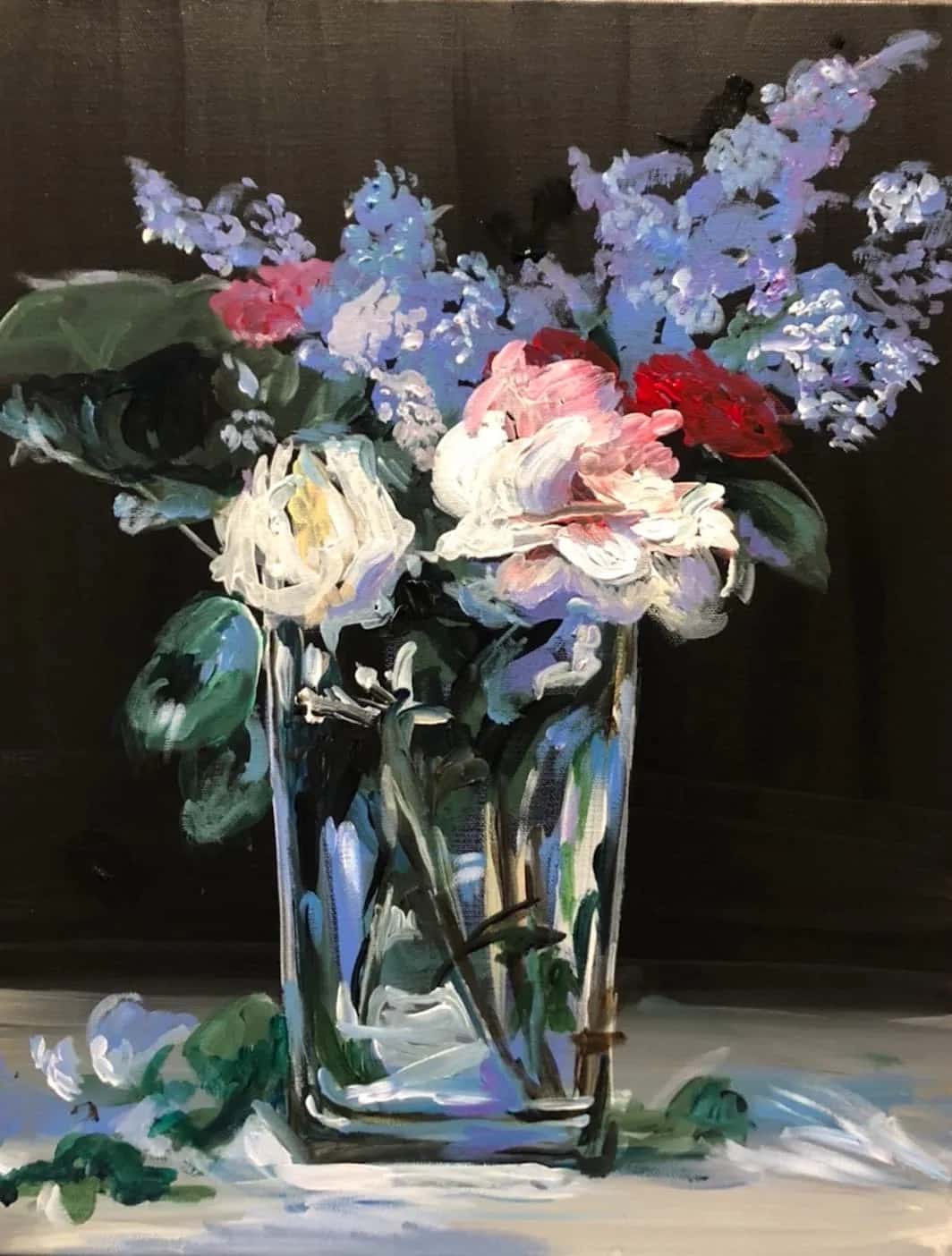 Manet: Roses and Lilies