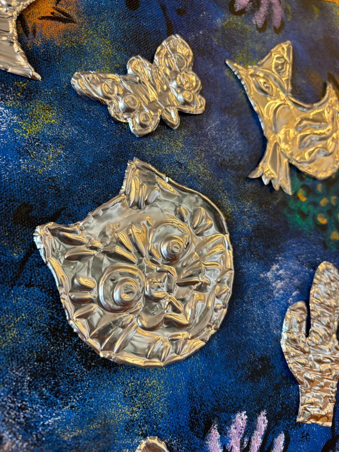 Metal Embossed Collage 2