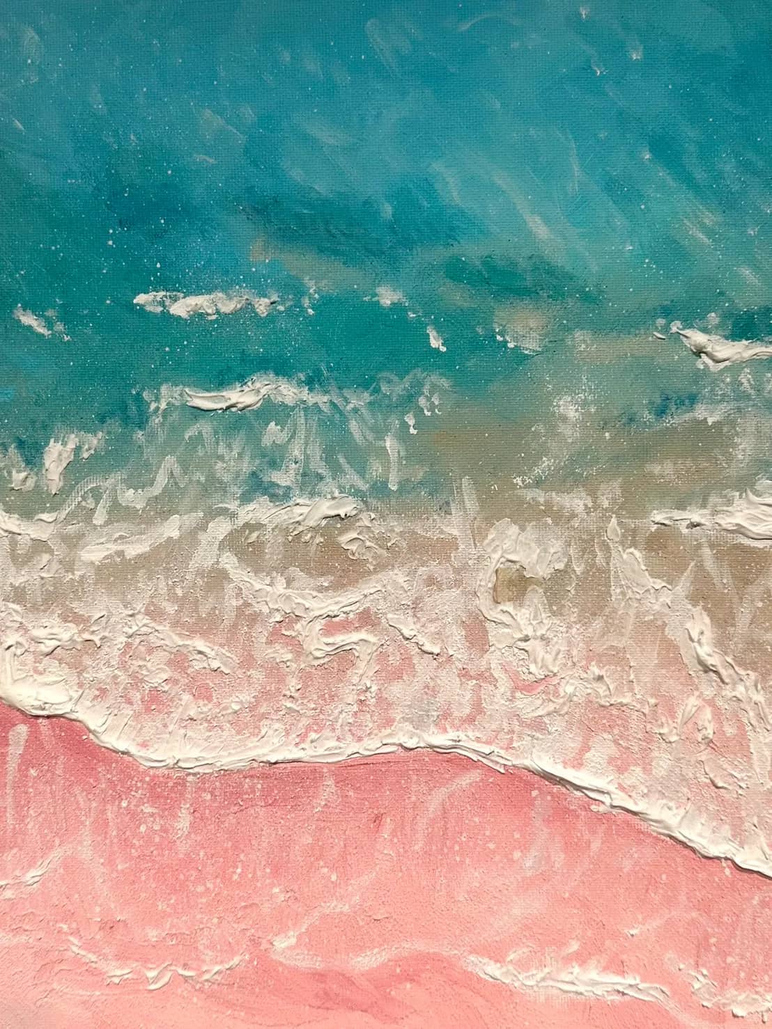 Texture Pink Waves