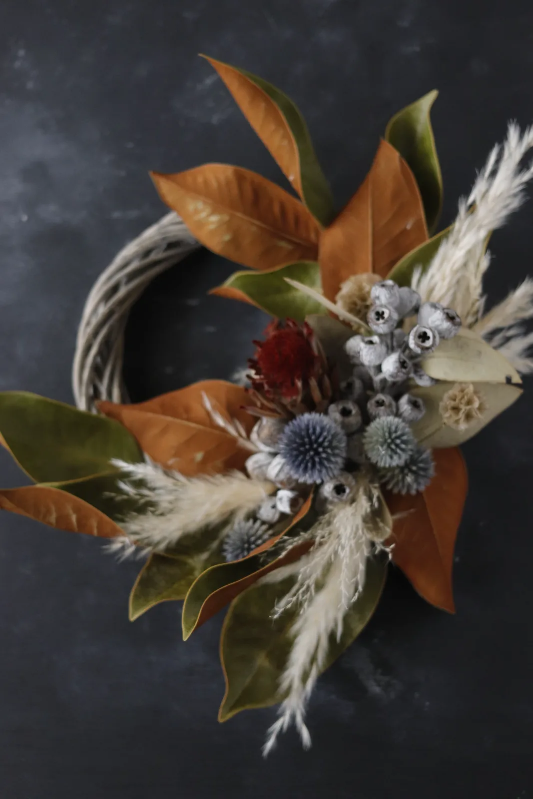 Flower Arrangement: Magnolia and Native Flower Swag
