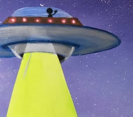 Kids: UV Glow UFO 3