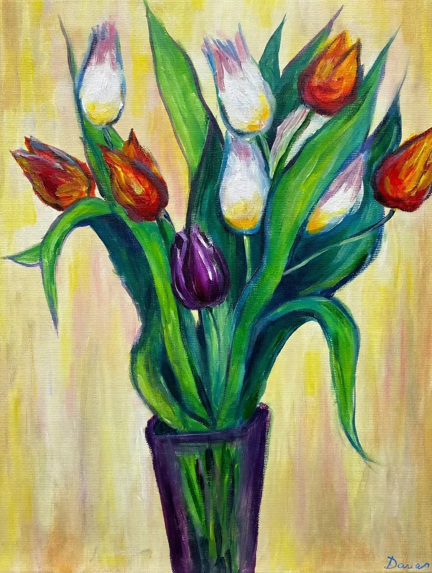 Monet- Tulips 3