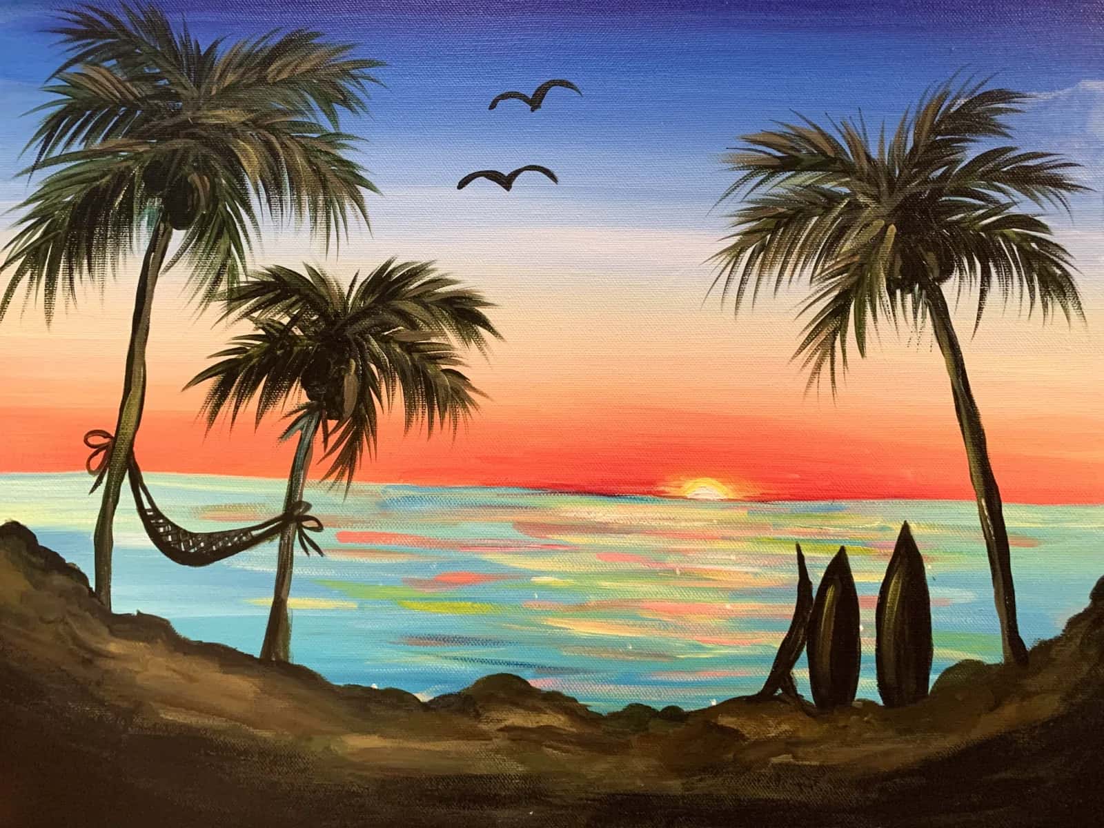 Surf at Sunset