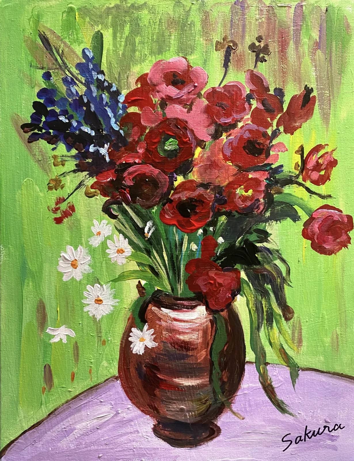 Van Gogh: Poppies and Daisies