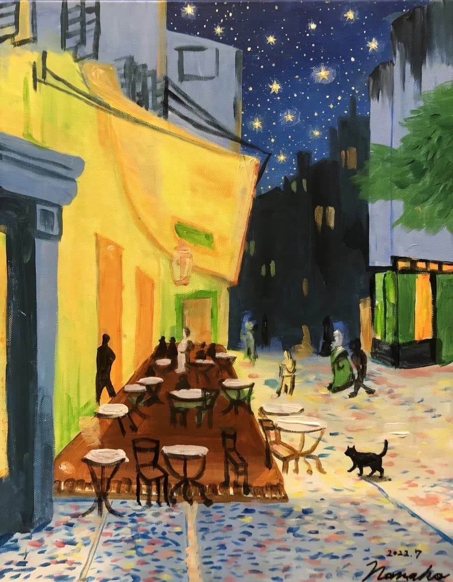 Van Gogh - Cafe Terrace at Night 4