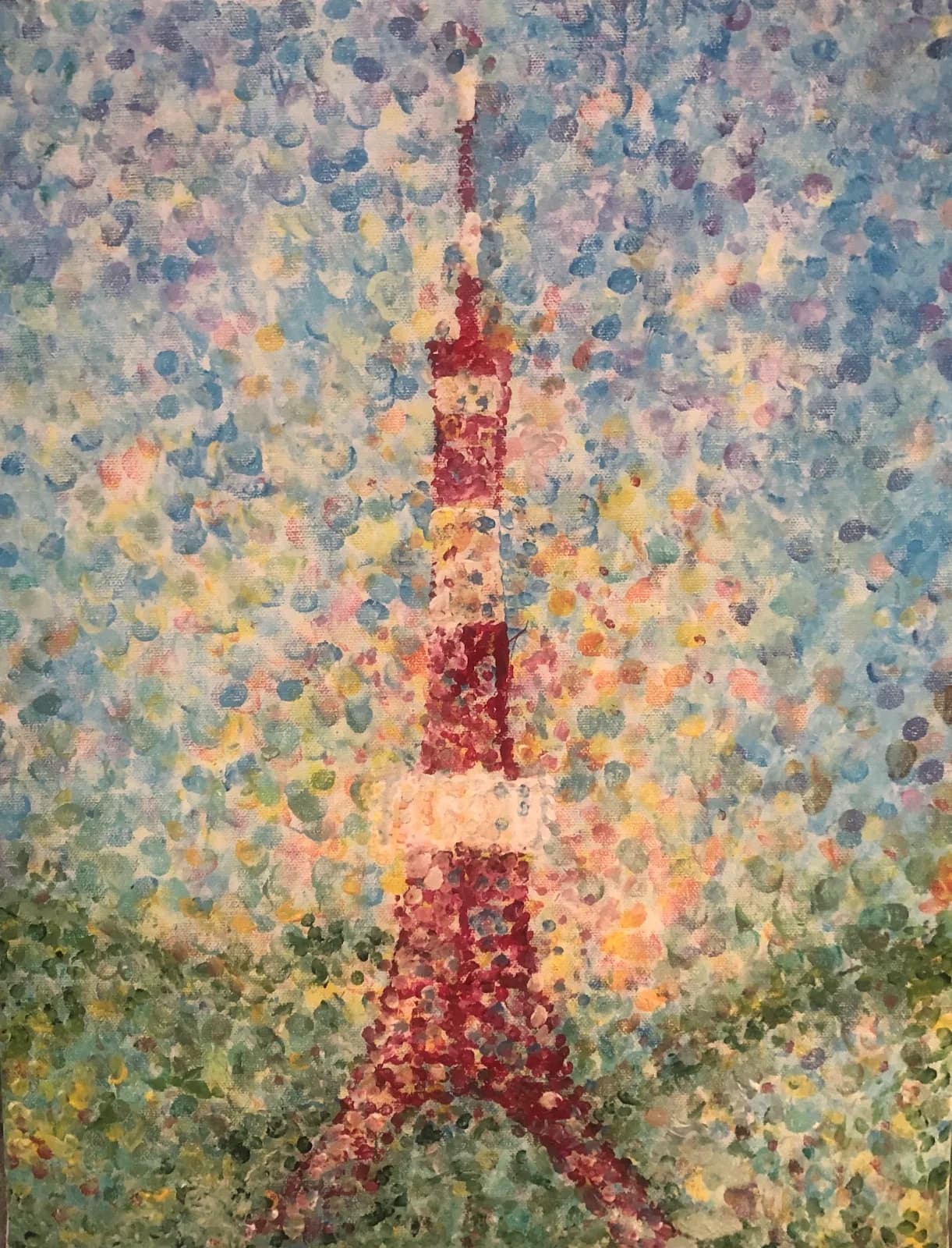 Kids: Tokyo Tower Fingerpaint