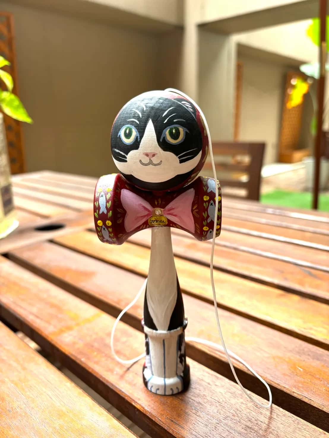 Kids: Kitty Cat Themed Kendama Game