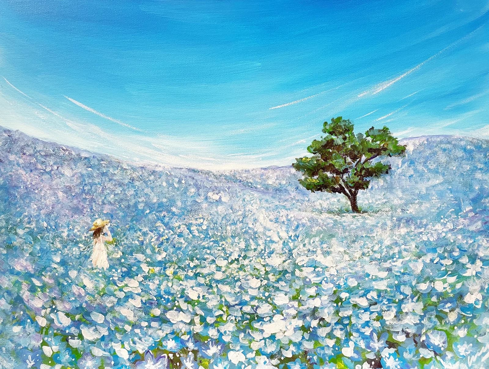青い野原