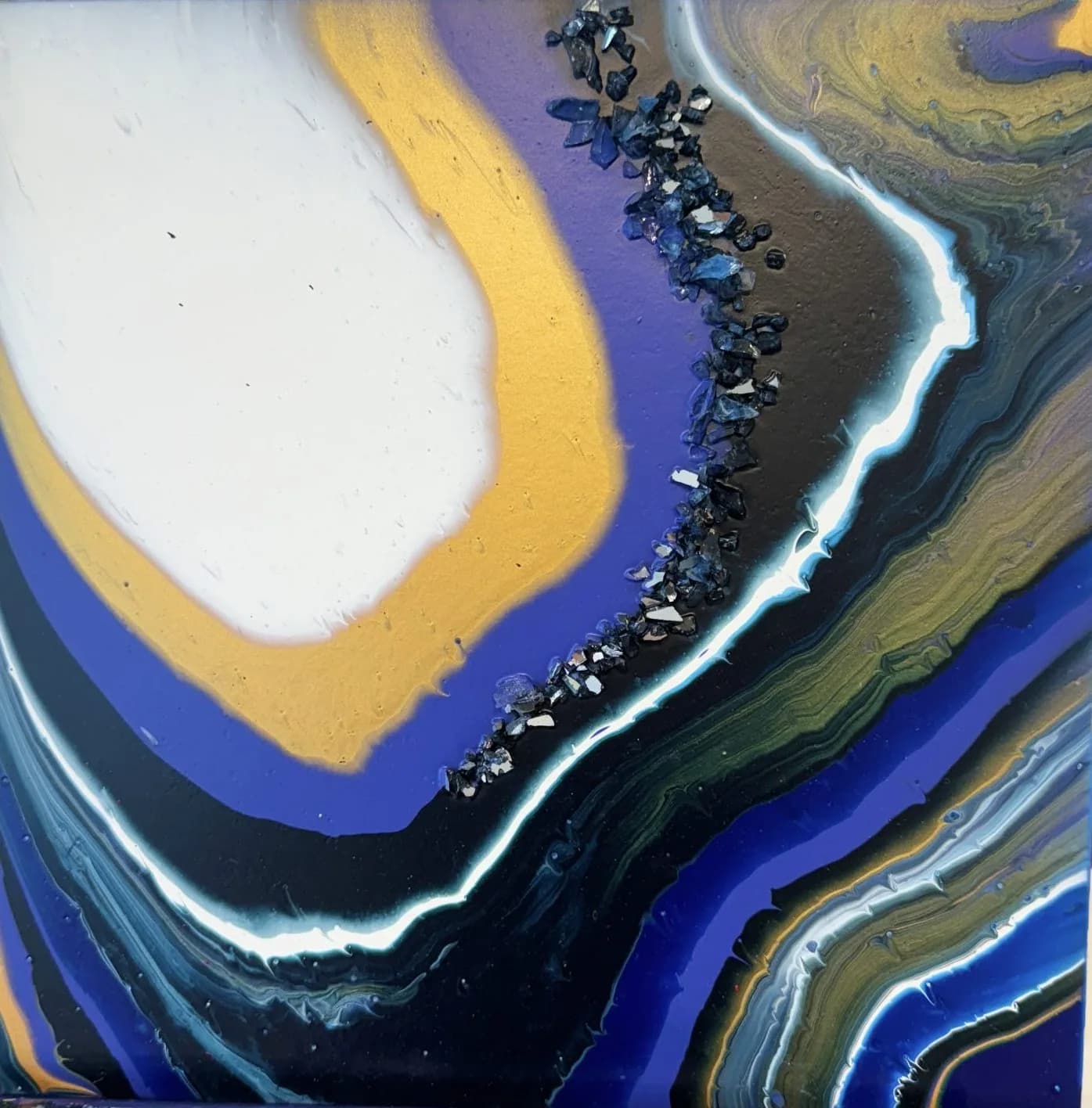 GEODE Paint Pouring Fluid Art