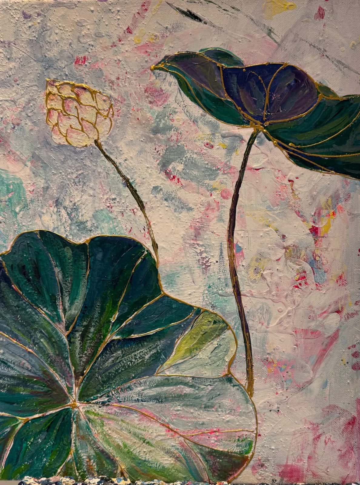 Lotus with Gold Lining