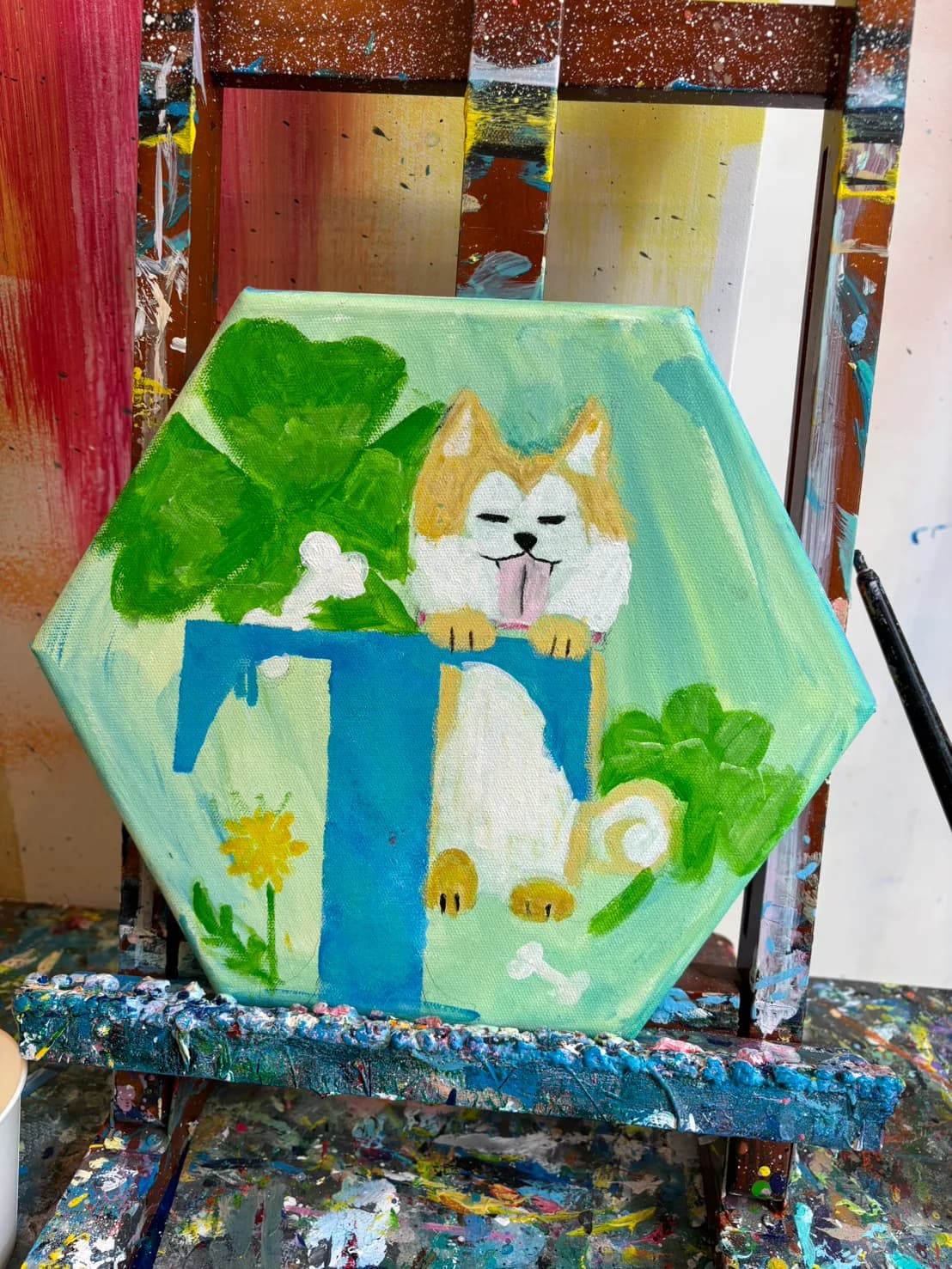 Kids: Hexagon Initial Art 4