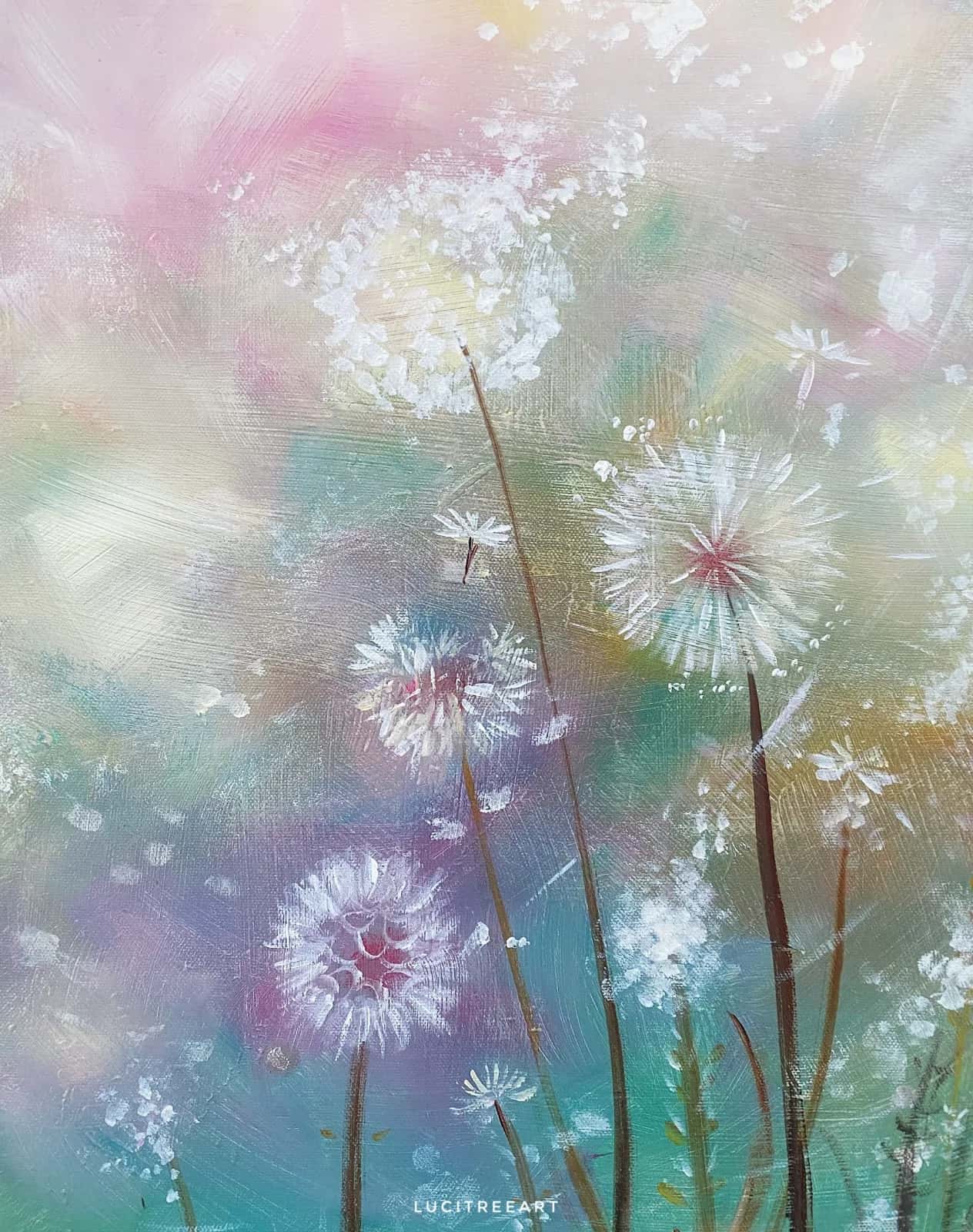 Dandilions in the Summer Breeze
