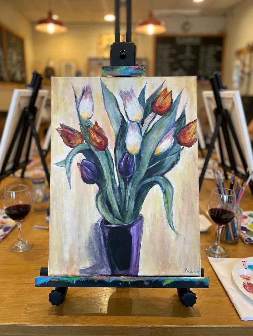 Monet- Tulips 2