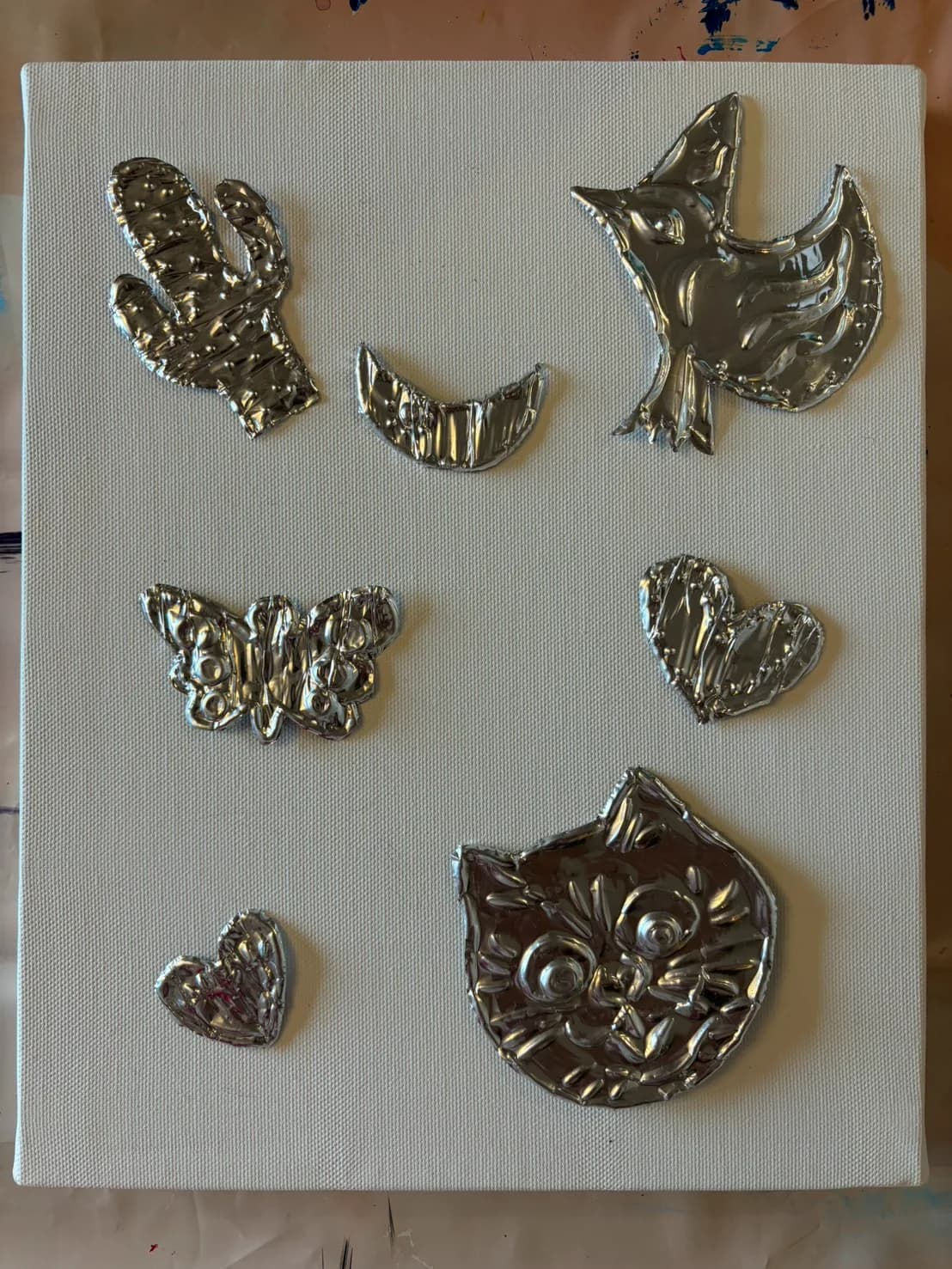 Metal Embossed Collage 3