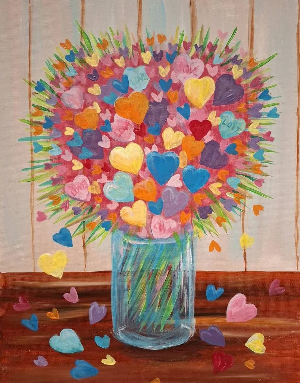 Parent & Child: Heart Bouquet