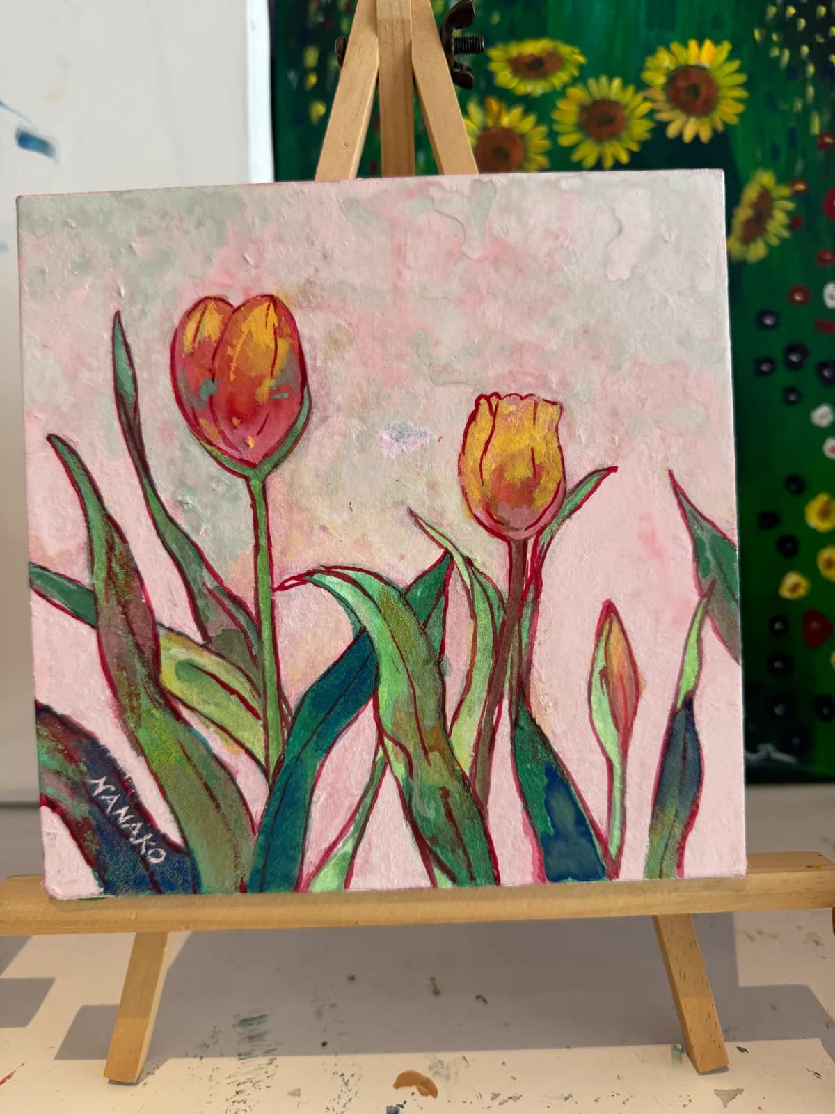 The Art of Nihonga – Tulips 2