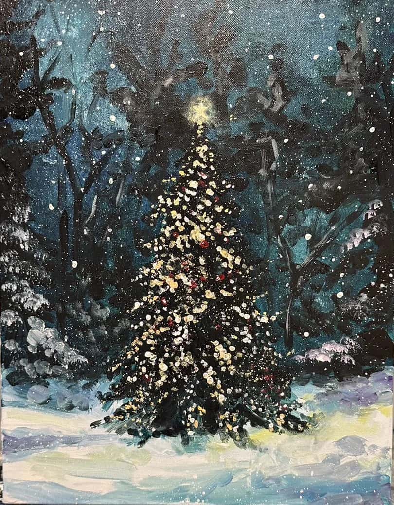 静かな森 クリスマスツリー