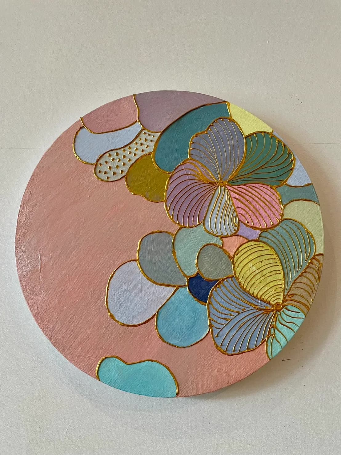 Spring Floral with Gold Lining