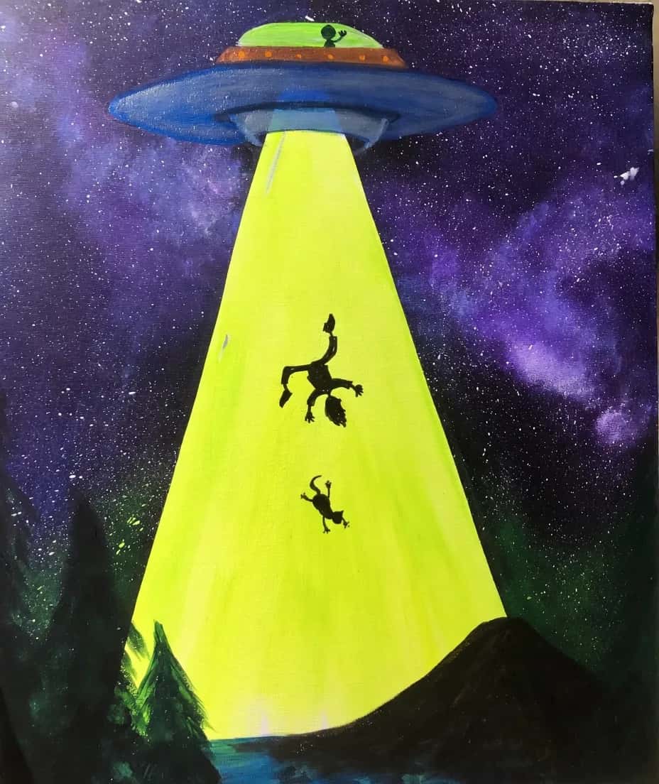 Kids: UV Glow UFO